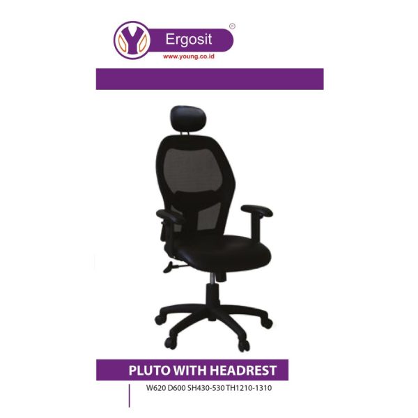 Kursi Kantor PLUTO WITH HEADREST