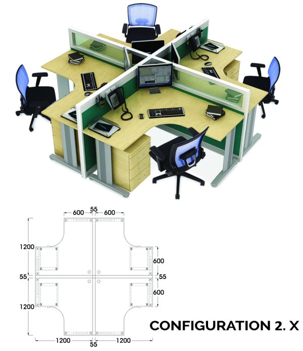 partisi-kantor-ichiko-2-configuration-x