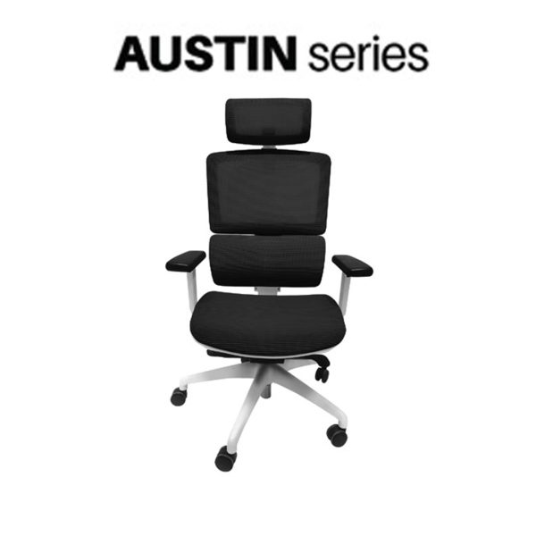 Kursi Kantor Austin HR Black