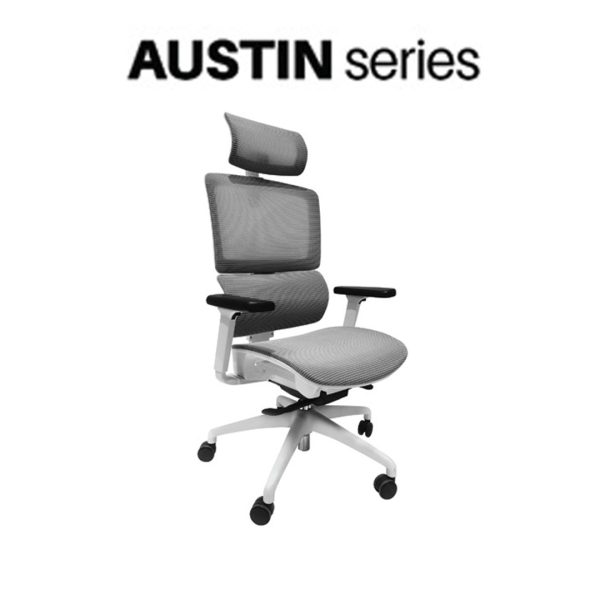 Kursi Kantor Austin HR White