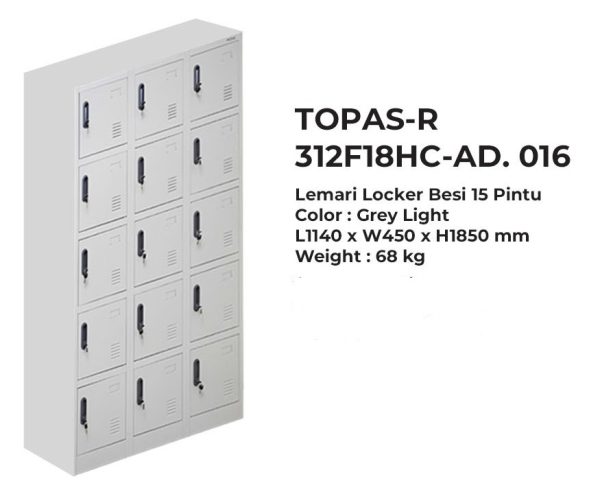 Locker Topas 312F18HC-AD-016